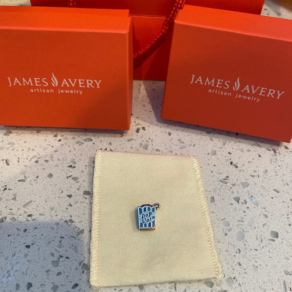 Popcorn Box James Avery Charm